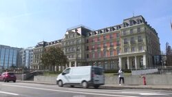 CLEAN : Stockshots of Palais Wilson, headquarters of the Office of the UN Human rights High Commissioner News Clip