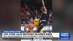 USC star JuJu Watkins to miss NCAA Tournament after season-ending injury News Clip