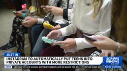 Instagram is automatically putting teens into private, more restrictive accounts News Clip