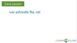 Estimating Liquid Volume Instructional Video