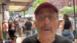 Protesters in New York demand UN action to end genocide in Gaza amid ongoing war News Clip