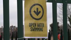 Swimmers back in the water as restrictions ease in England News Clip