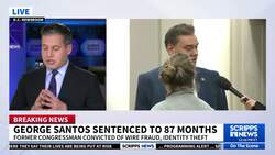 Former New York Rep. George Santos sentenced to more than 7 years in prison for fraud, identity theft News Clip
