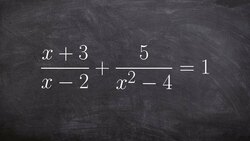 Learning to solve rational equations in math class Instructional Video
