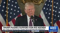 Trump won't rule out military intervention for Greenland as son visits island News Clip