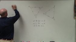 Determining Corresponding Parts of Two Congruent Triangles - Congruent Triangles Instructional Video
