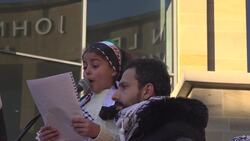 Former Scottish minister booed as pro-Palestinian activists rally News Clip