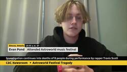 Teen recalls crowd surge 'undertow' at Astroworld music festival News Clip