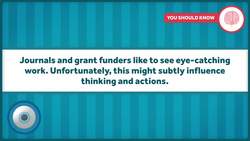 Money Isn’t the Only Thing That Can Bias Research Instructional Video