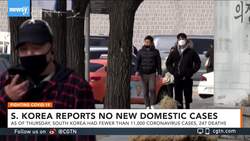 South Korea Reports No New Domestic Coronavirus Cases News Clip