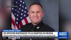 Judge sentences ex-officer in Breonna Taylor raid to nearly 3 years in prison News Clip