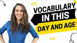 1882 - English Vocabulary for this Day and Age Instructional Video