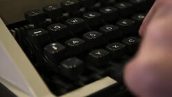 Typewriter Stock Footage