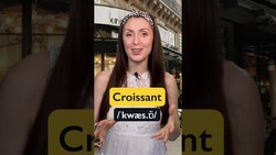 How Brits Pronounce Croissant #shorts Instructional Video