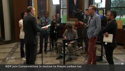 NDP to back Conservative motion on widening carbon tax break News Clip
