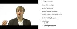 Most Common Forms of Business Entity Instructional Video