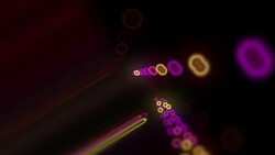 Motion colorful dots lines abstract background Stock Footage