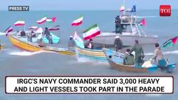 'Will Turn Sea Into Hell': Iran, Yemen Sail 3000 Ships In Chilling Naval Might, Burn Israeli Flag News Clip