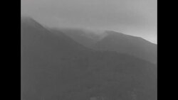 Aerials land and mountains in South Korea in the beginning days of the Korean War News Clip