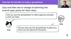 Event planning using a spreadsheet Instructional Video