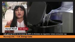U.K. energy bills to increase by 80% in October News Clip