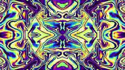 Moving random psychedelic wavy texture. Stock Footage