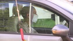 Hundreds line up for free virus testing in Calif. Instructional Video