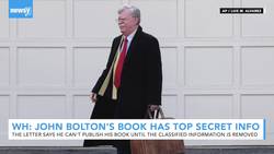 White House Issues Letter To Bolton To Stop Him From Publishing Book News Clip