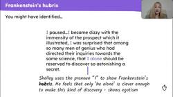 Exploring the character of Victor Frankenstein in Mary Shelley’s ‘Frankenstein’ Instructional Video