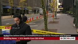 Authorities believe killing of UnitedHealthcare CEO Brian Thompson was targeted News Clip