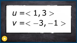 Are the two vectors parallel, orthogonal or neither? How to tell Instructional Video