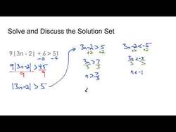 Absolute Value Inequalities (2) Instructional Video