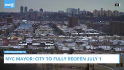 NYC Mayor Says City To Fully Reopen July 1 News Clip