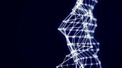 4K Abstract Network. Stock Footage