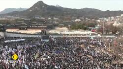 South Korea: Huge crowd march in rival rallies against South Korea's impeached president News Clip