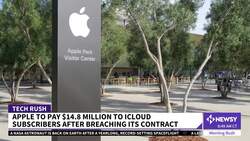 Apple To Pay $14.8M To iCloud Subscribers Over Breached Contract News Clip
