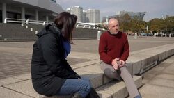 Interview with British coronaviris victim in Yokohama News Clip