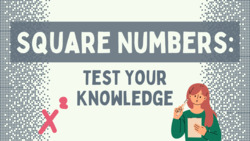 Square Numbers Test Your Knowledge Instructional Video