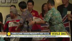 China-Taiwan: China Blasts The USA For Hosting Taiwan President News Clip