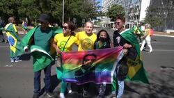CLEAN : People gather in Brasilia to show support for President Bolsonaro News Clip