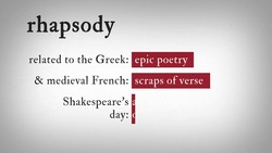 Hamlet 3.4 Word Nerd: Rhapsody Instructional Video