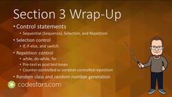 The Complete Java Developer Course: From Beginner to Master - Section Wrap-Up "Control Statements" Instructional Video