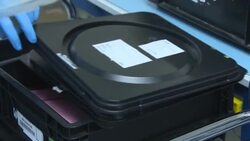 Microchips being manufactured at Custom Interconnect News Clip