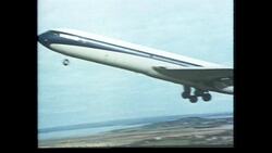 Vickers aircraft in construction, design and in flight. C20th scientific and industrial innovation. Stock Footage