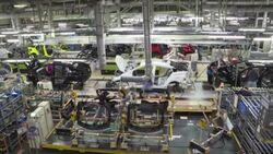 CLEAN : STOCKSHOTS: Toyota plant in Nagoya, Japan News Clip