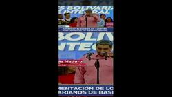 Maduro, supporters sing Imagine amid U.S. tensions News Clip