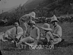 Belgium Family Life 1920s 5 Stock Footage