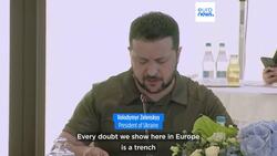 'Russia will capitalise on any doubt shown in Ukraine conflict' - Zelenskyy News Clip