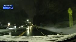 Thunderbolt 12: Overnight snow leaves roads slushy and icy News Clip