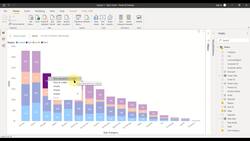 Business Intelligence with Microsoft Power BI - with Material - Exporting Data from Visuals Instructional Video